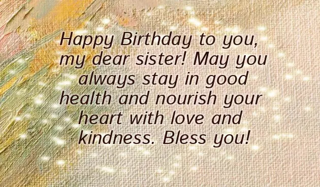Happy Birthday Wishes For Sister With Name