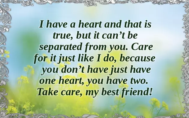 Sending You My Best Wishes