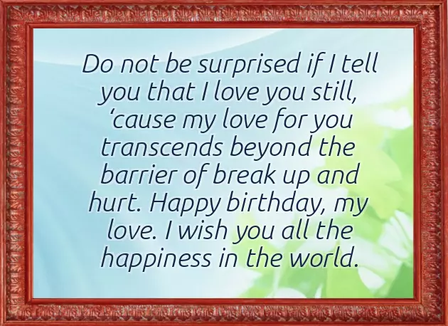 Ex Boyfriend Happy Birthday Wish Ex Boyfriend Happy Birthday Wish