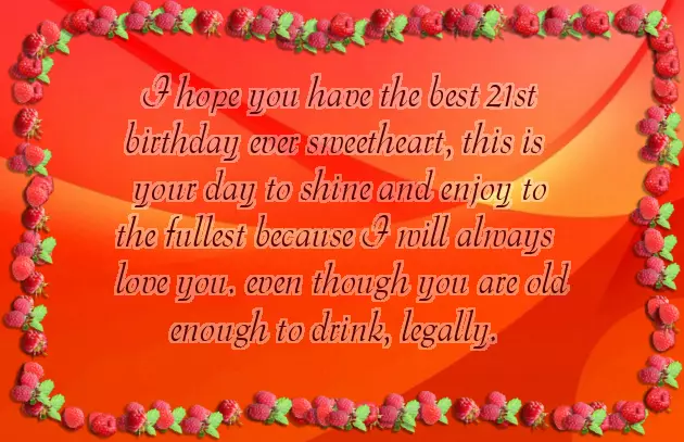 Happy 21St Birthday Daughter