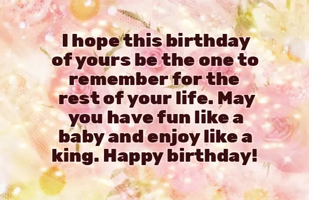 Birthday Text For My Friend