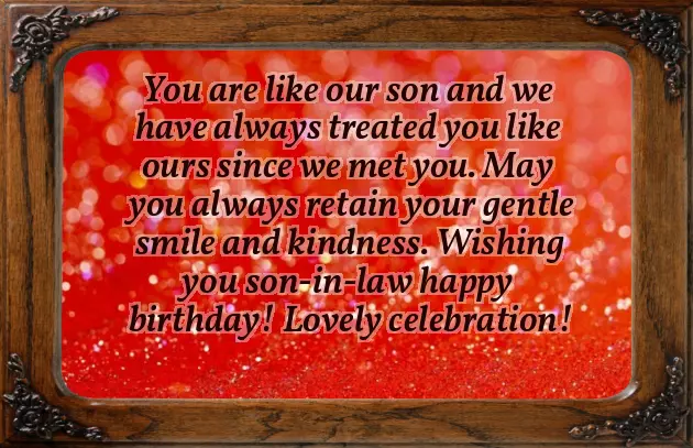 Happy Birthday Quotes To Son In Law