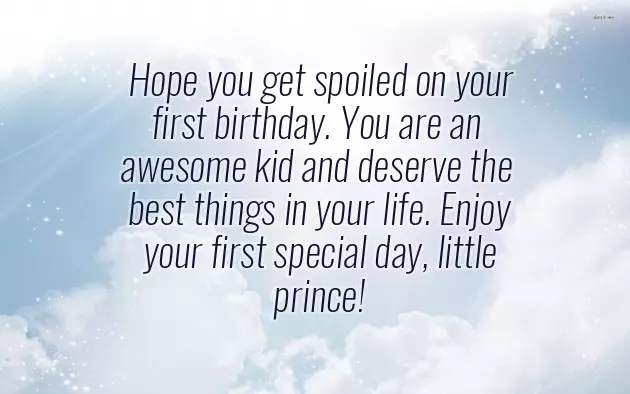 1St Birthday Wishes For Nephew