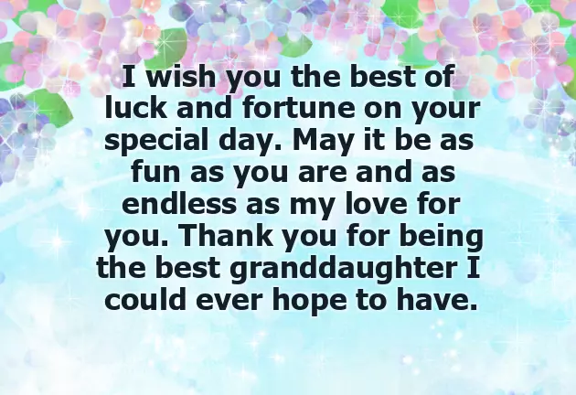 Birthday Wishes For 11 Year Old Granddaughter