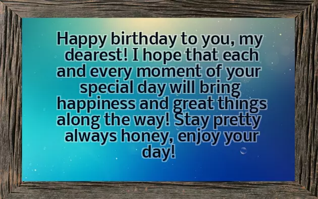 Happy Birthday To Most Beautiful Girl