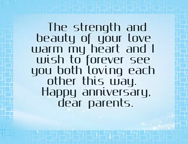 Anniversary Wishes For My Parents