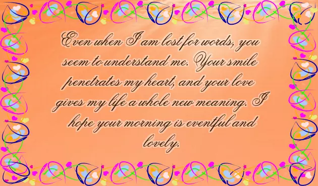 Sweet Good Morning Message For My Boyfriend