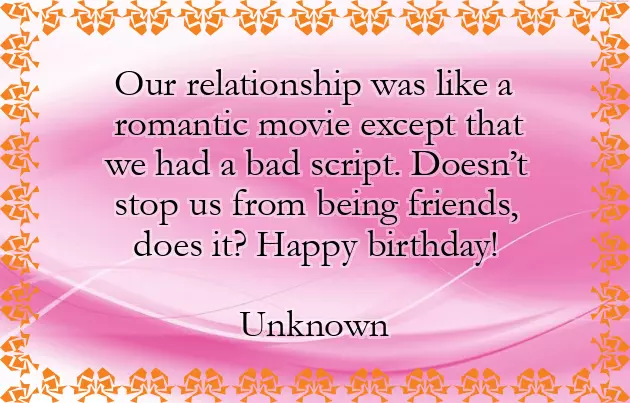 Birthday Wishes To An Ex Girlfriend Birthday Wishes To An Ex Girlfriend