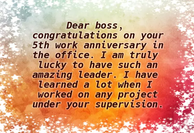 Congratulations To Boss For Completing 10 Years Congratulations To Boss For Completing 10 Years