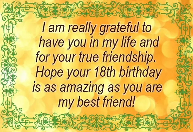 Wishes 18Th Birthday