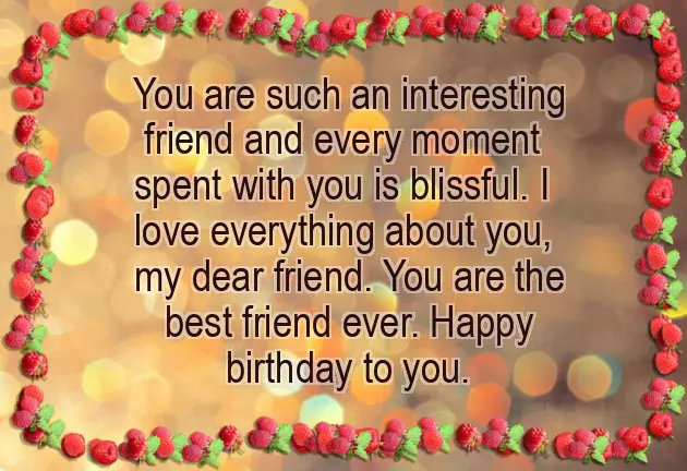 Birthday Note For Best Friend Girl