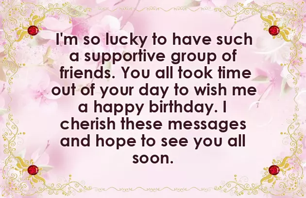 Message Thanking For Birthday Wishes Message Thanking For Birthday Wishes