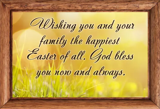 Easter Goodwill Message