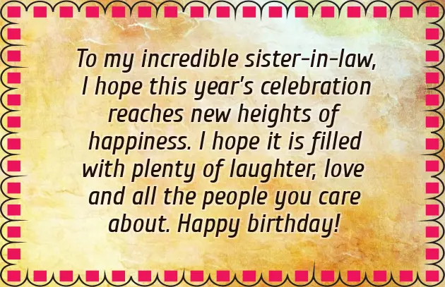 Happy Birthday Wishes For Brothers Wife Happy Birthday Wishes For Brothers Wife