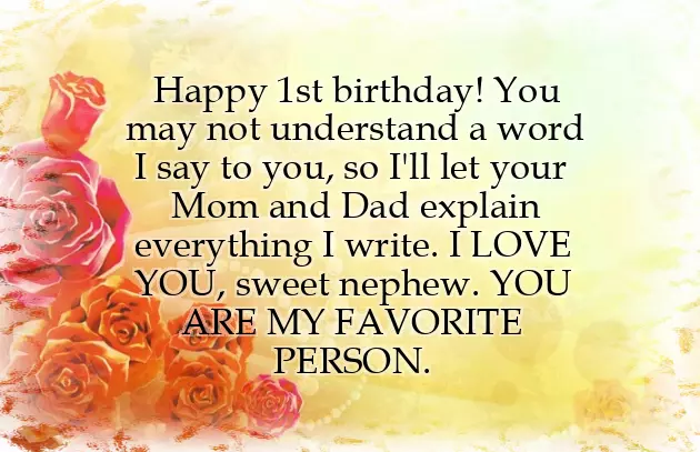 First Birthday Wishes