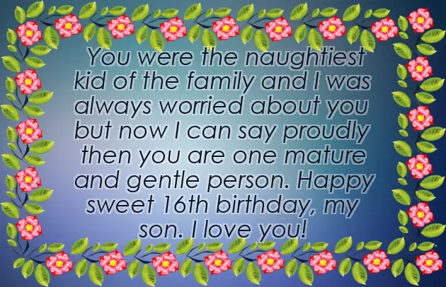 Happy Sweet 16 Son Happy Sweet 16 Son