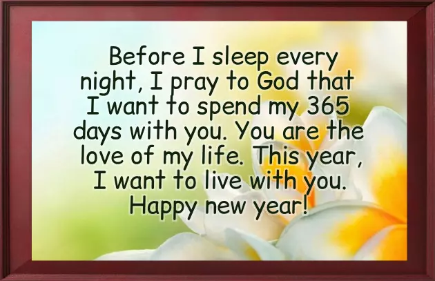 New Year Greetings To Girlfriend
