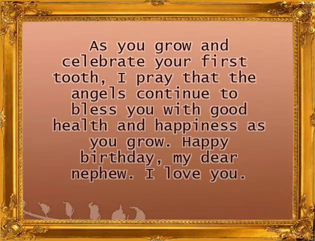 Happy 1St Birthday Wishes For Nephew