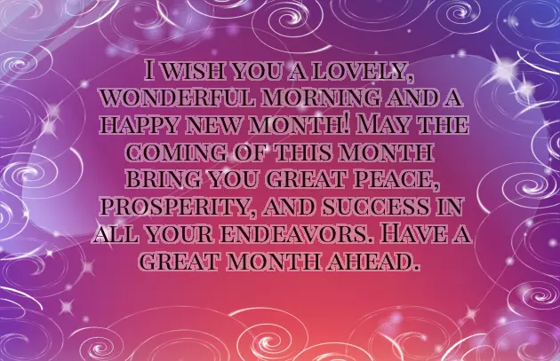 New Month Messages For Him
