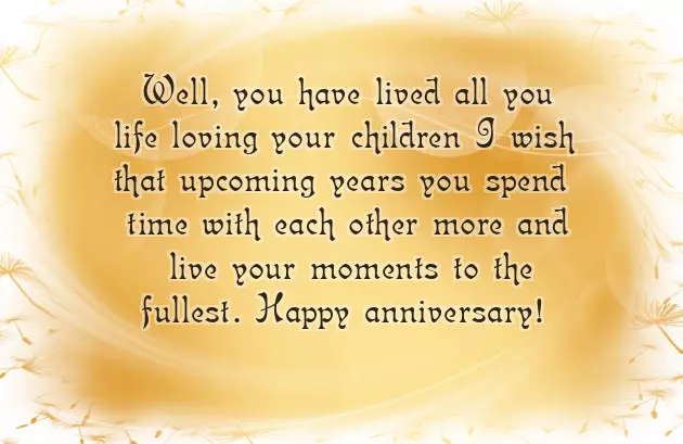 Wedding Anniversary Wishes For Mother And Father