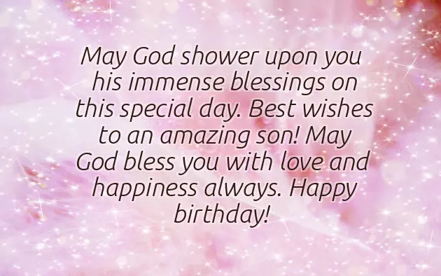 Son Birthday Wishes From Parents