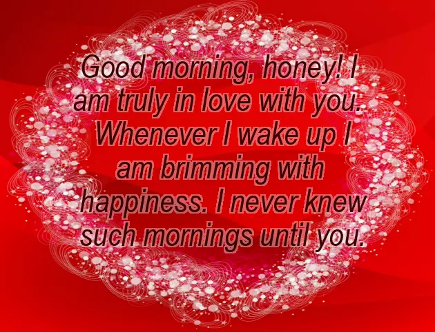 Good Love Morning Message