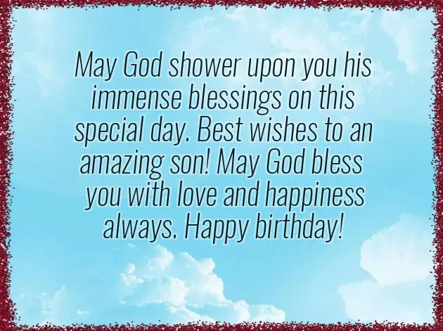 Best Wishes For Birthday Of Son