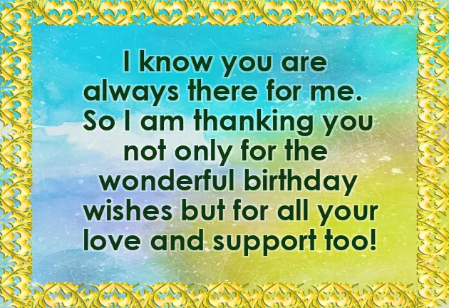 Thank You For Birthday Wishes Msg Thank You For Birthday Wishes Msg