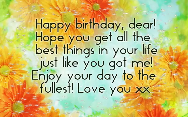 Happy Birthday My Wife Status In English