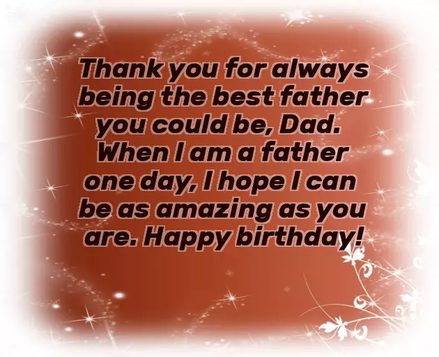 Birthday Wishes For A Father Figure