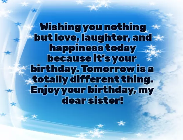 Some Lines For Sister On Her Birthday