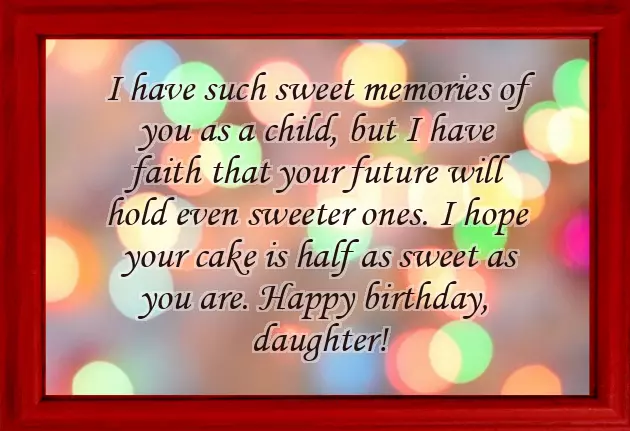 Wishes Of Daughter Birthday