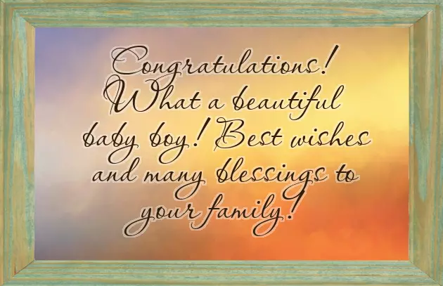 Welcome The World Baby Boy