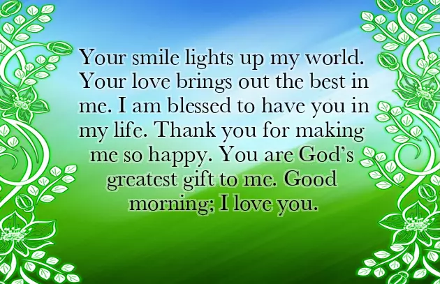 Godly Good Morning Message To My Love