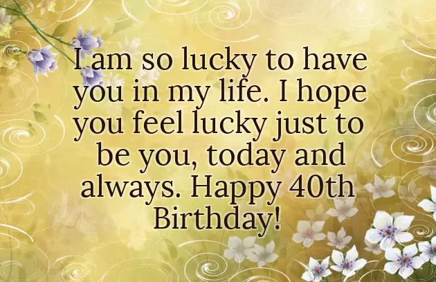 Birthday Wishes 40Th Birthday Wishes 40Th