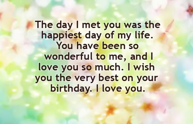 Birthday Special Wishes For Bf