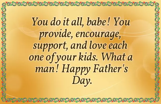 Happy First Fathers Day Messages