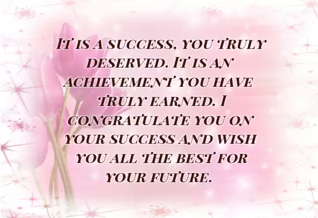I Wish You Success