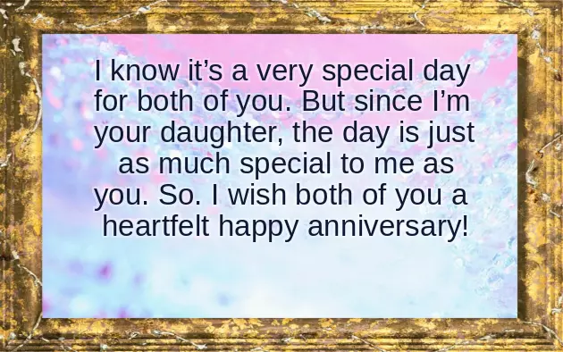 Anniversary Message For Mom And Dad