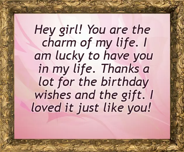 Thought For Girlfriend Birthday