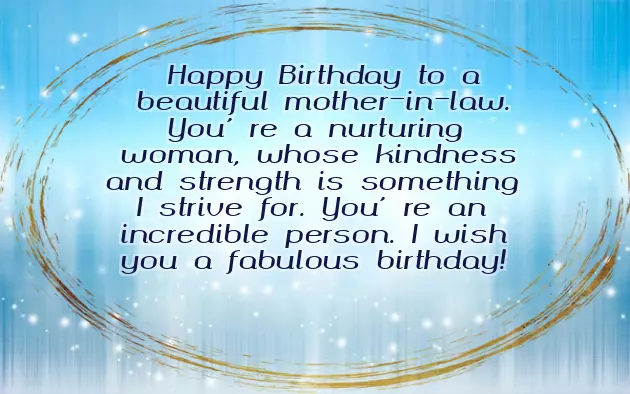 Mom In Law Birthday Wishes