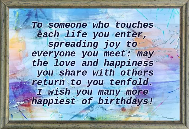 Sweet Birthday Message