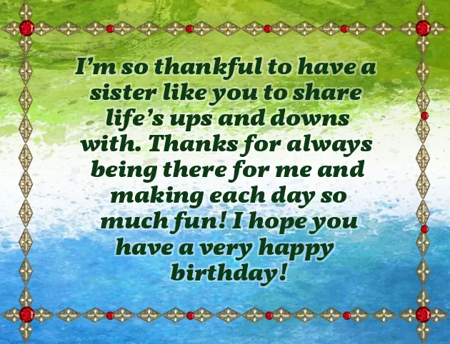 Birthday Greetings For Sister By Heart Birthday Greetings For Sister By Heart