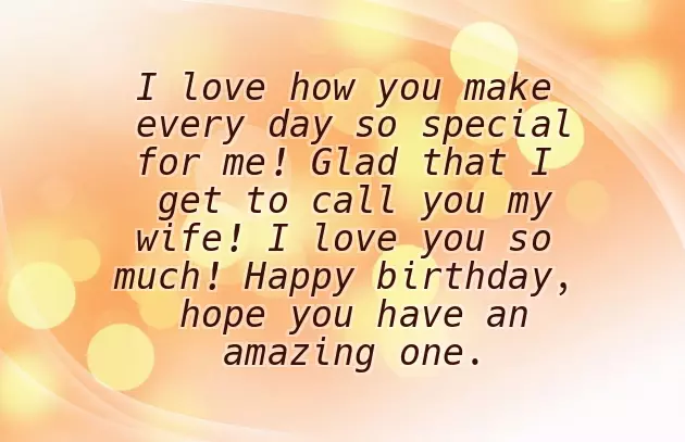 Happy Birthday Status For Wife In English