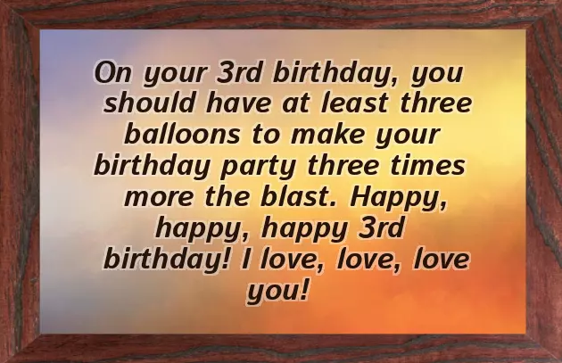 Happy Birthday To My 3 Year Old Son Happy Birthday To My 3 Year Old Son