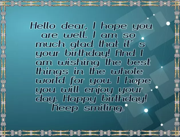 Happy Birthday My Sweetheart