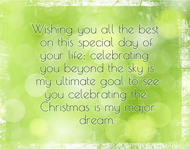 Advance Merry Christmas Greetings