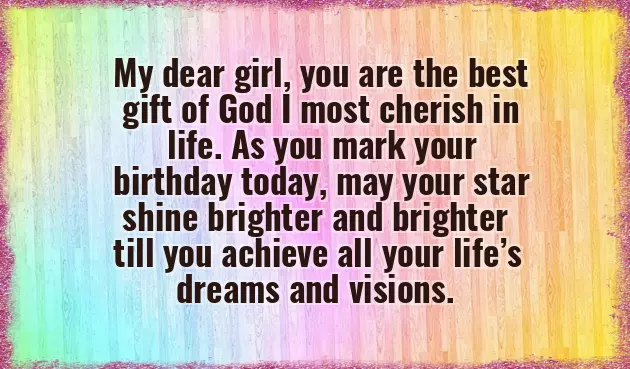 Happy Birthday To A Sweet Girl