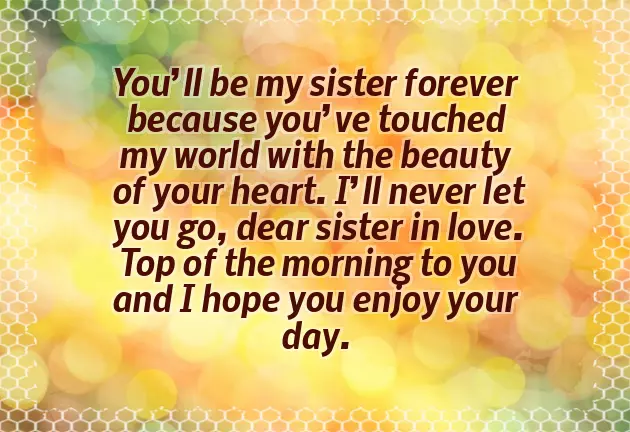 Sweet Good Morning Message For My Sister Sweet Good Morning Message For My Sister