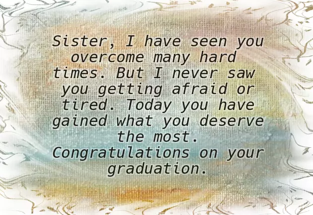 Congratulations Big Sister